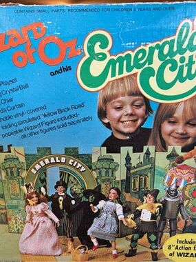 Vintage Emerald City Wizard of Oz Playset 1974